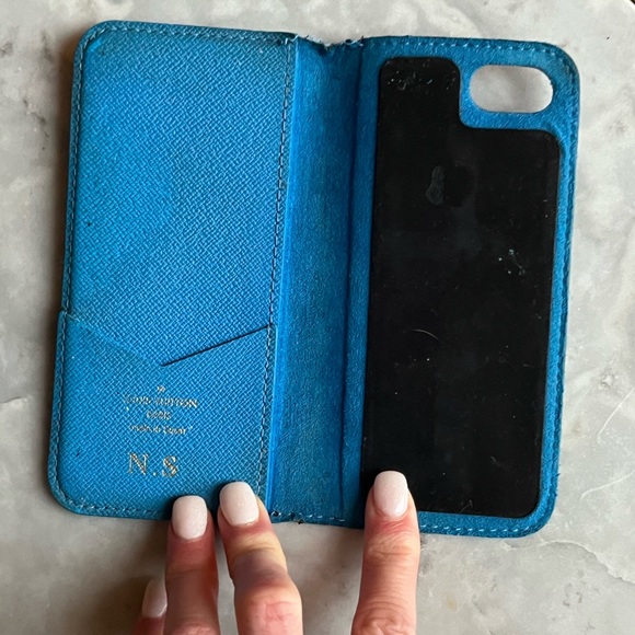 Louis Vuitton Monogram Brown & Blue iPhone 7 Case - Picture 8 of 16